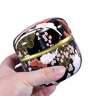 Tea Tins Container Coffee Tin Flowers Mini Patt Stoirage