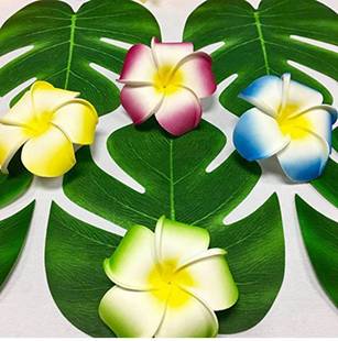 Leaves Tropical Aloha Artificial Party HawaiianL Palm Luau