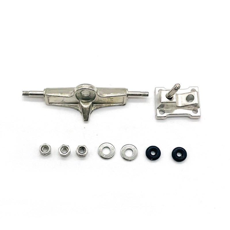 Professional Maple Finger Skateboard Silver Nickel PlYated B