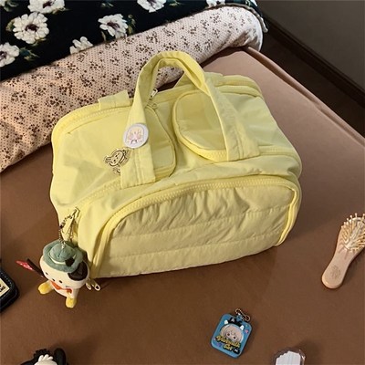 化妆包可挂行李箱2024新款便携式大容量女分区收纳包旅行洗漱包