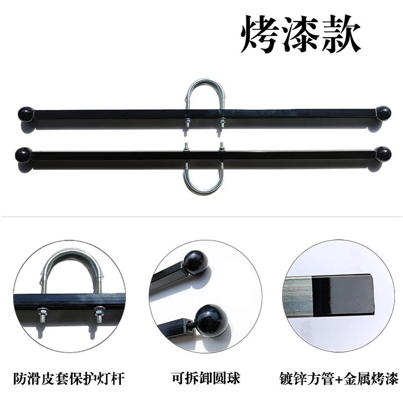 灯杆旗灯杆道旗架子灯杆广告道旗架定做马路小区灯杆道旗架子包邮