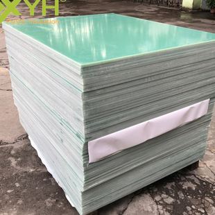 4玻纤板 隔热垫片水绿色V0级别阻燃耐温1.0mm环氧树脂绝缘板