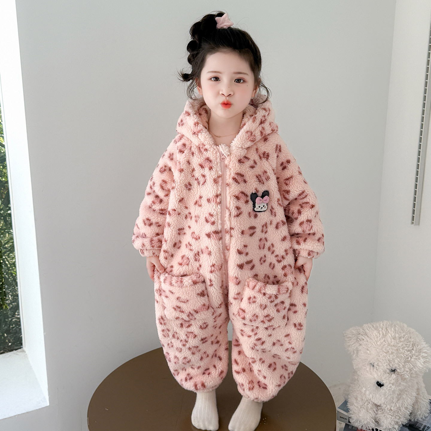 儿童睡衣冬季连体衣加厚珊瑚绒