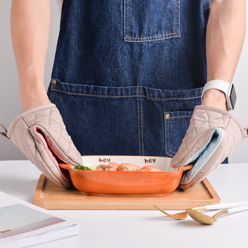 One Piece Silicone Anti-scalding Oven Gloves MittUs Kitchen