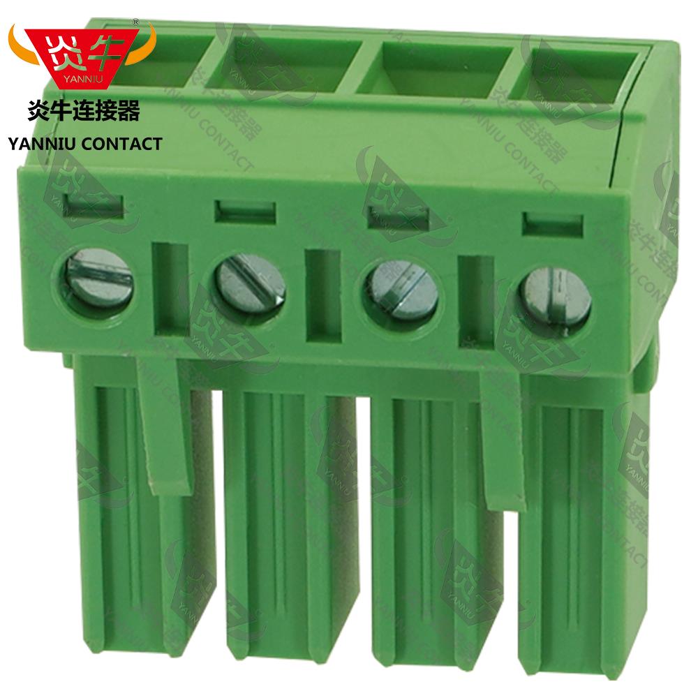 7.62mm炎牛凤凰PCB接线端子插头YN5EDGK/KF2EDGSK/EC762V/PC4-ST