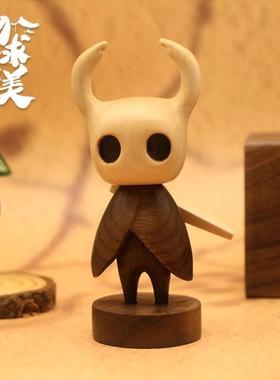 朴木原黑胡桃木空洞骑士电脑周边桌面摆件高级小众送男友生日礼物