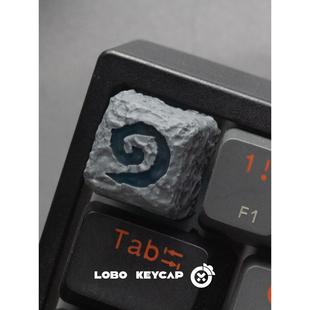 炉石传说&魔兽世界系列主题透光个性 树脂LOBO艺术机械键盘键帽ESC