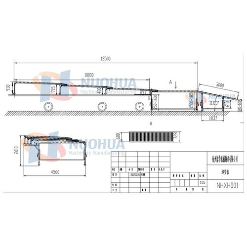带高架无动力码头货柜下货卸货机 集装箱重型滚筒滑梯卸货机