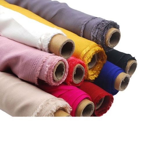 3068纯色人造棉 梭织人造棉 绍兴人造棉府绸印染厂家现货布料