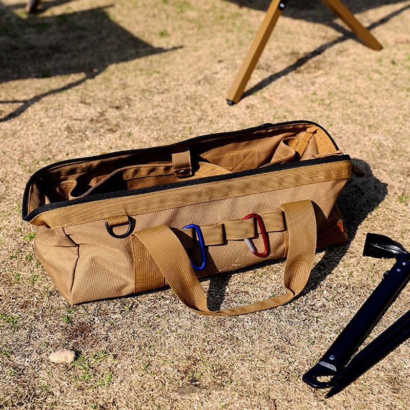 户外营钉包露营地钉收纳包多功能便携帐篷天幕风绳锤子配件工具包