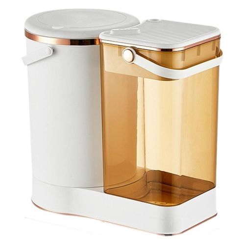 茶水桶茶渣桶茶台废水桶干湿分离过滤垃圾桶手提收纳桶带盖密封桶