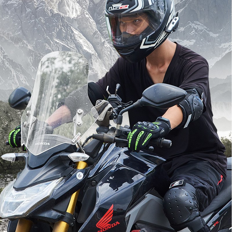 塑料四件套护膝护肘摩托车骑行户外爬山多用途防摔耐磨越野反光