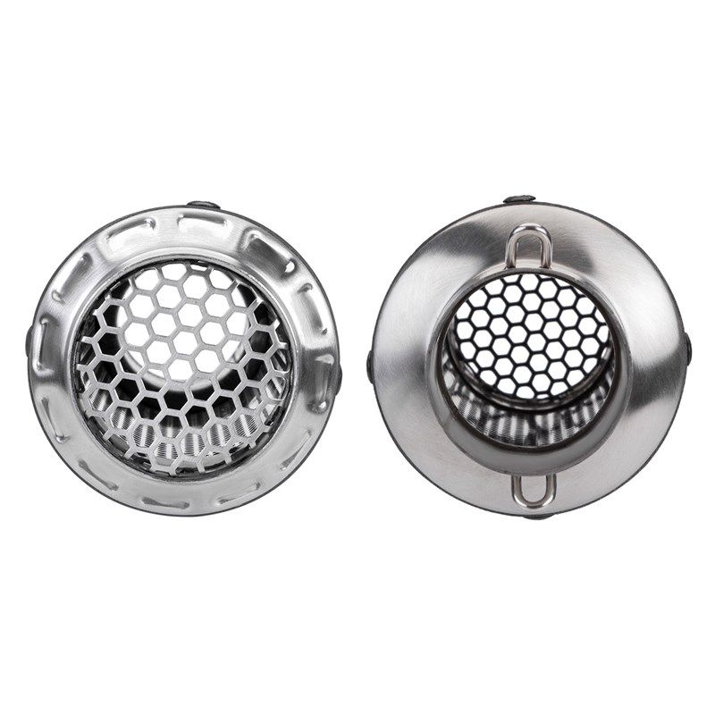 摩托车MT07 Z900 R3 MT09改装排气管 C28小圆筒花盖网 通用尾段