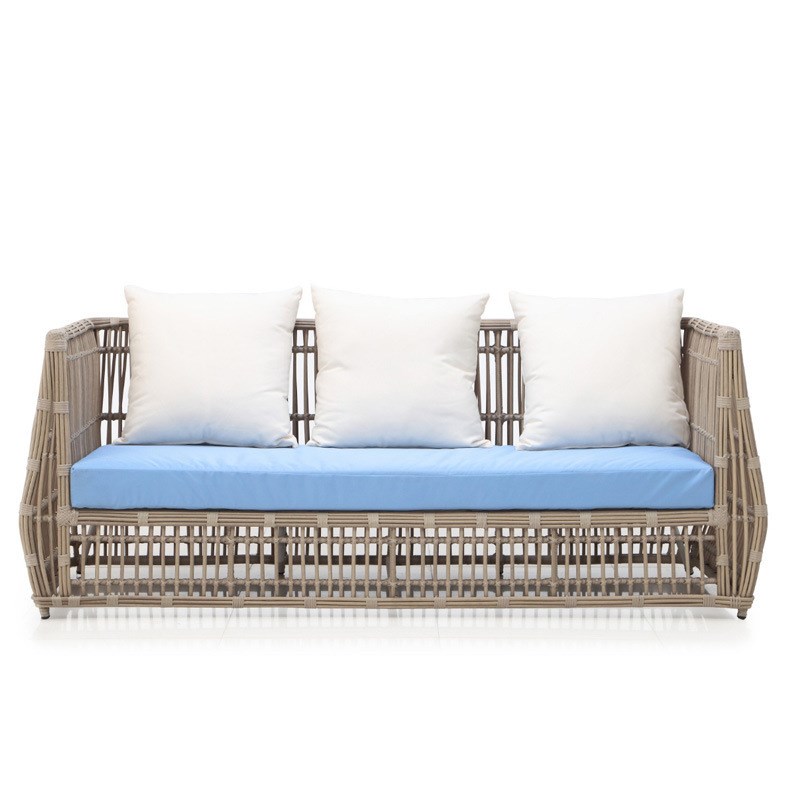 户外藤编沙发酒店花园庭院阳台露天防水防晒休闲沙发组合