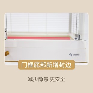 全景玻璃高透明鸟笼子别墅家用大号豪华鹦鹉笼B6045 达洋鸟笼新款