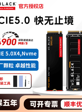 原WD西数SSD固态硬盘PCIe5.0x4 SN8100 M.2接口NVMe协议旗舰级SSD