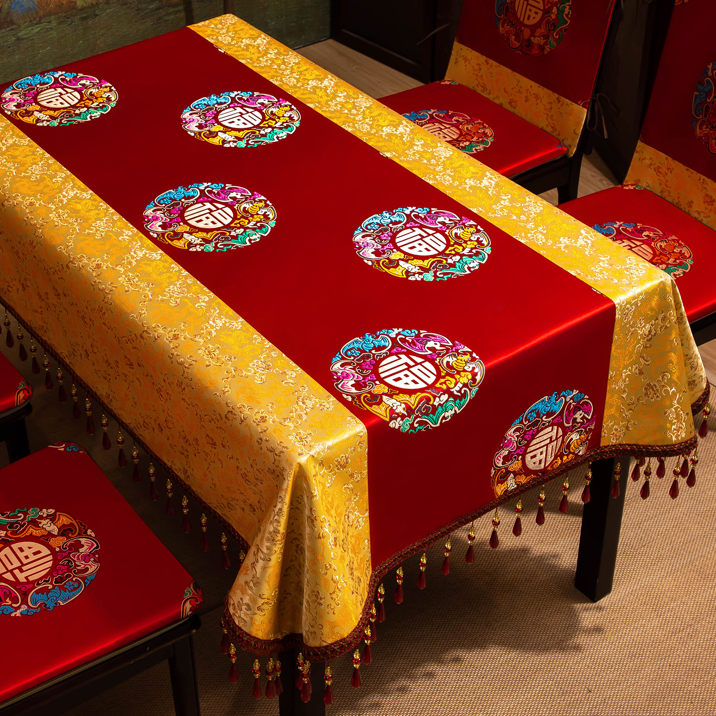 轻奢高级感桌布客厅玄关盖巾定制