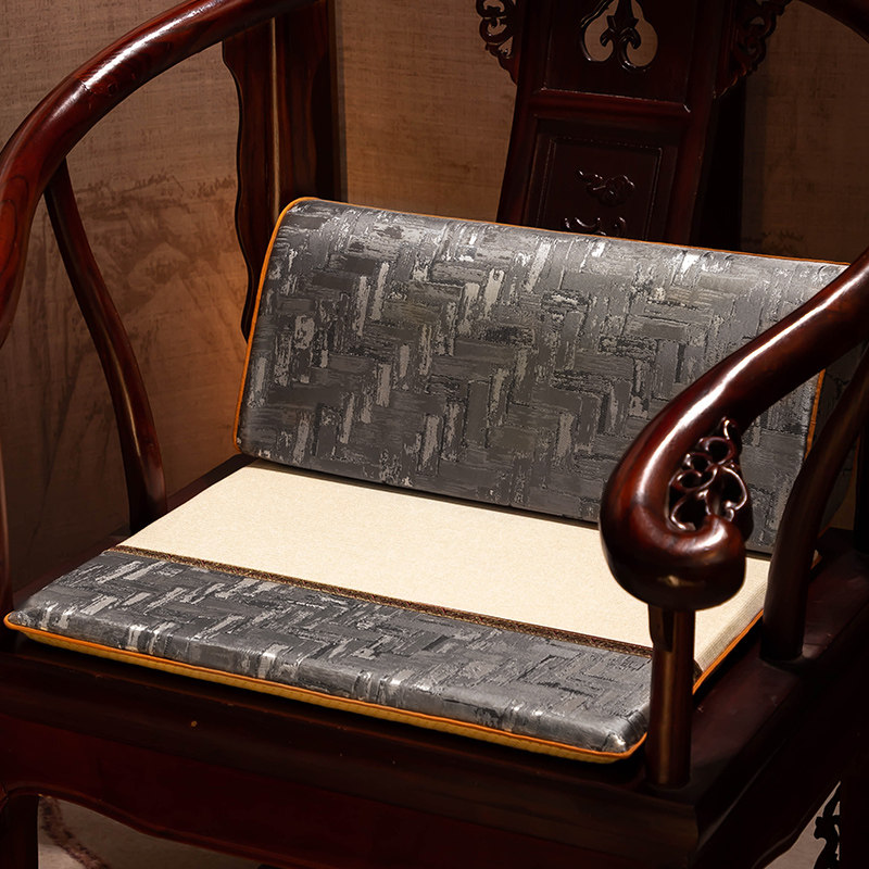 中式茶椅垫坐垫靠背一体红木沙发垫实木太师椅圈椅座垫护腰靠背垫,居家布艺,蒲团,淘宝优惠券,粉丝福利购,淘宝优惠卷