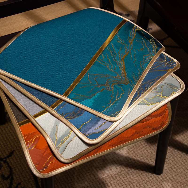 轻奢防滑餐桌椅子坐垫高端定制