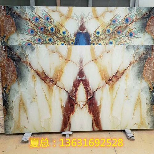 3D石材大理石大板岗石UV彩色打印机 大型工业理光3020喷绘机厂家