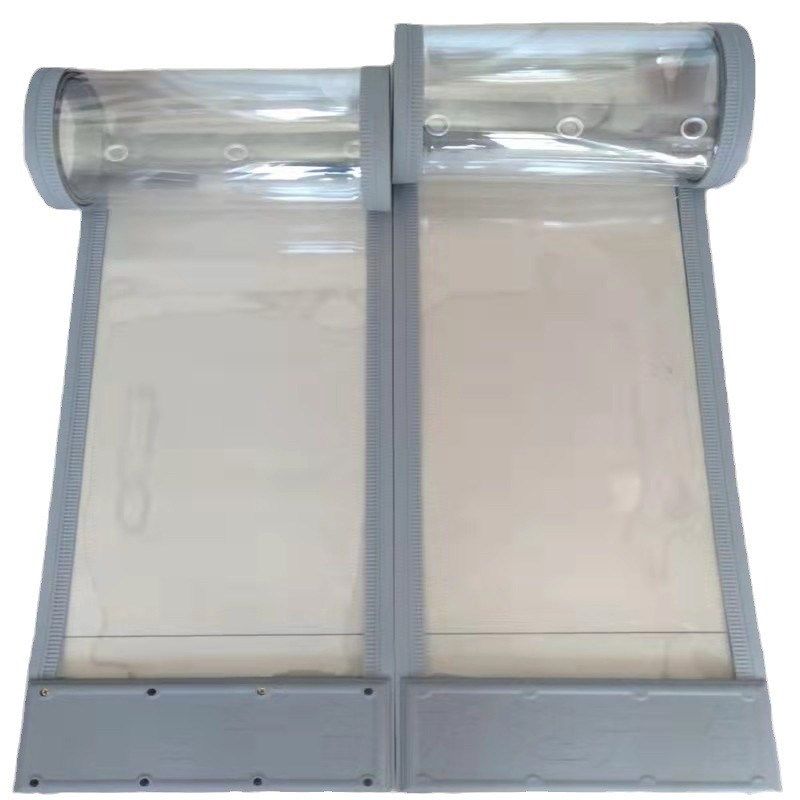 自吸挡风透明门帘超市家用空调夏季隔热帘磁吸防尘皮帘