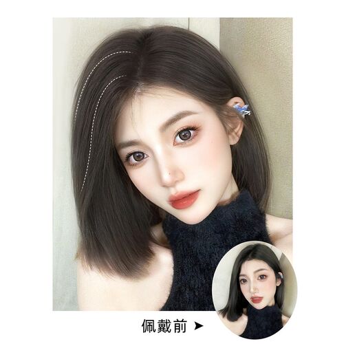 假发片女头顶补发蓬松增发量垫发片垫发根高颅顶隐形无痕真发发片