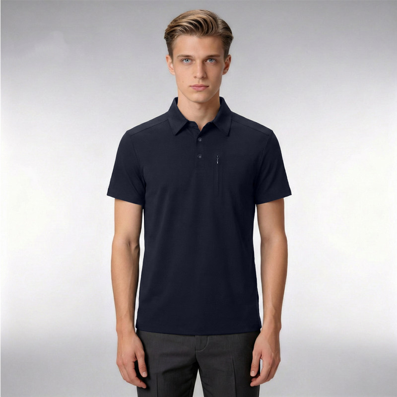 【商场同款】夏季短袖t恤男户外运动跑步速干男士POLO衫半袖上衣