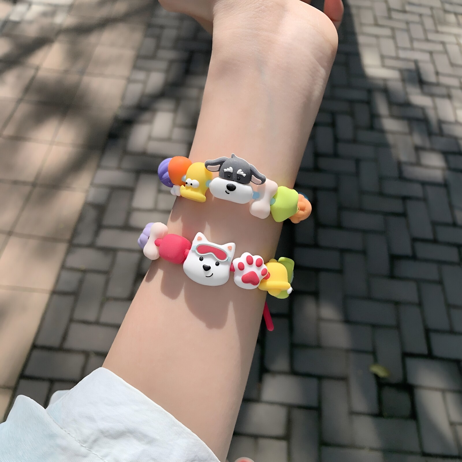 夏季户外可爱卡通防蚊手环情侣款图片