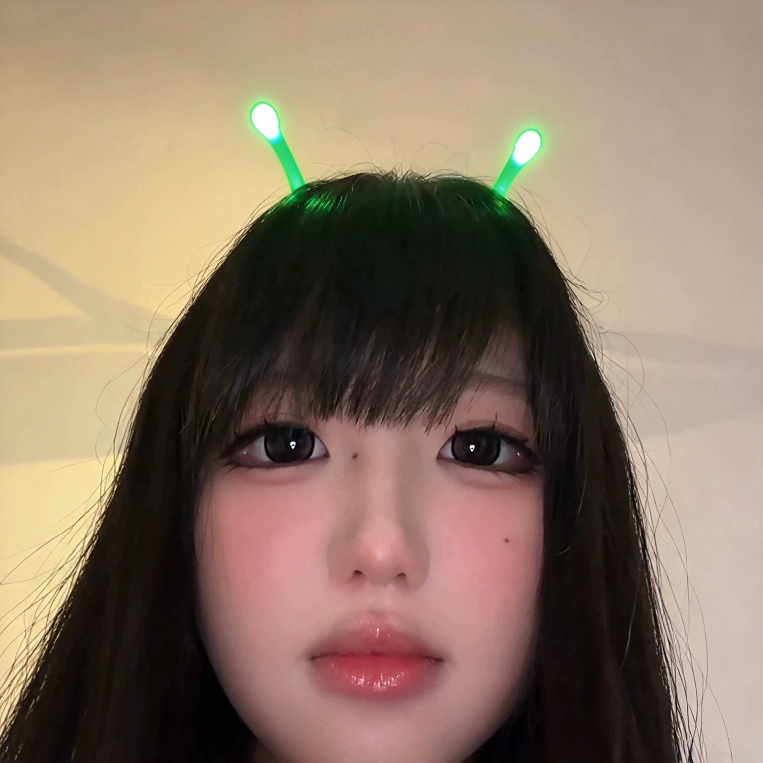 发光外星人发箍节日气氛恐怖道具万圣节cos夜光发箍演出装扮头饰