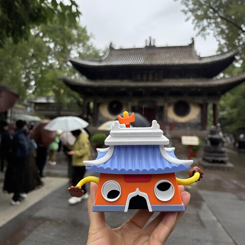 晋祠3D打印72变土地庙周边