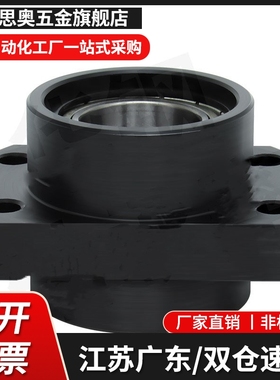 双轴承嵌入法兰轴承BGCYB BFY21固定座支撑座尺寸可定做轴承座YHC