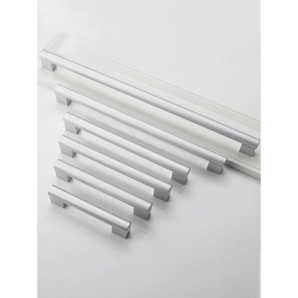 现代简约亚光太空铝合金1米拉手 欧式抽屉衣柜橱柜门加长把手美式