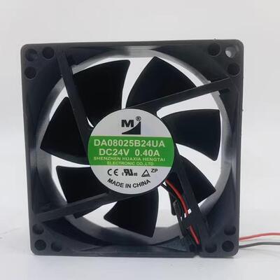 全新 DA08025B24UA DC24V 0.40A 8025 8CM变频器大风量散热风扇