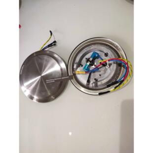 电热玻璃养生壶配件烧水壶不锈钢发热盘加热体800w加热管直径12.8