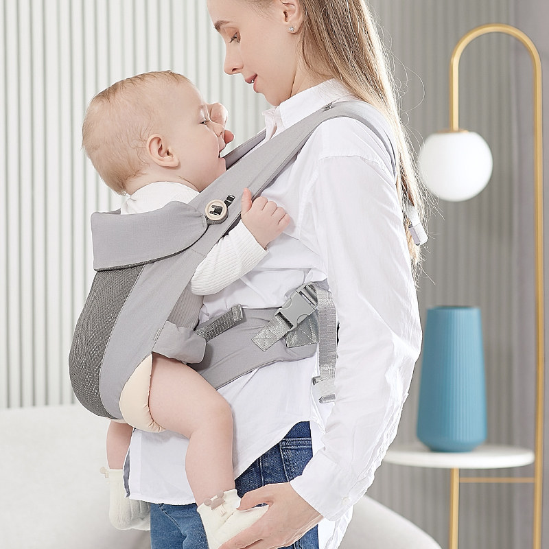 婴儿背带横抱式新生儿宝宝外出简易前后两用透气抱娃神器腰带护腰