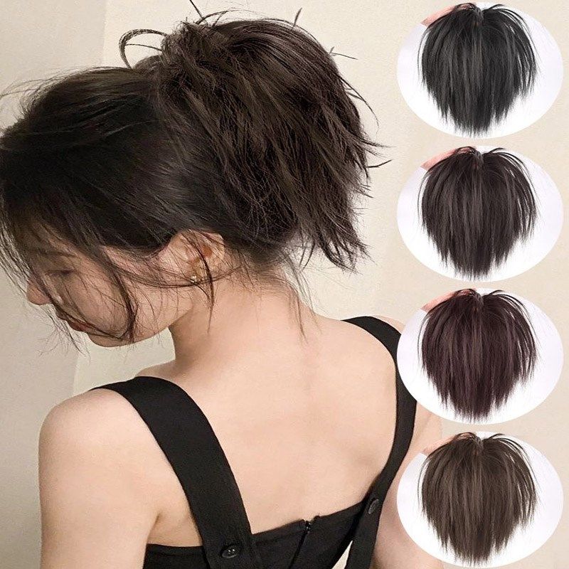 鸡窝头马尾假发发圈丸子头女网红蓬松高颅顶百搭盘发器造型发包