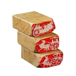 马车闲章车马出行图书法书画印章肖像压角藏书引首章投展篆刻成品