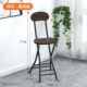 摺叠椅子摺叠凳子椅子靠背加高摆摊凳子免安装 椅子奶茶店