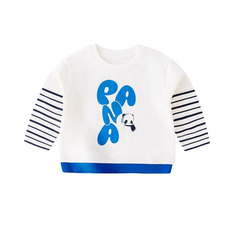 英格贝贝男宝宝T恤春秋薄款儿童假两件打底衫棉t女童纯棉长袖上衣,童装/婴儿装/亲子装,T恤,淘宝优惠券,粉丝福利购,淘宝优惠卷