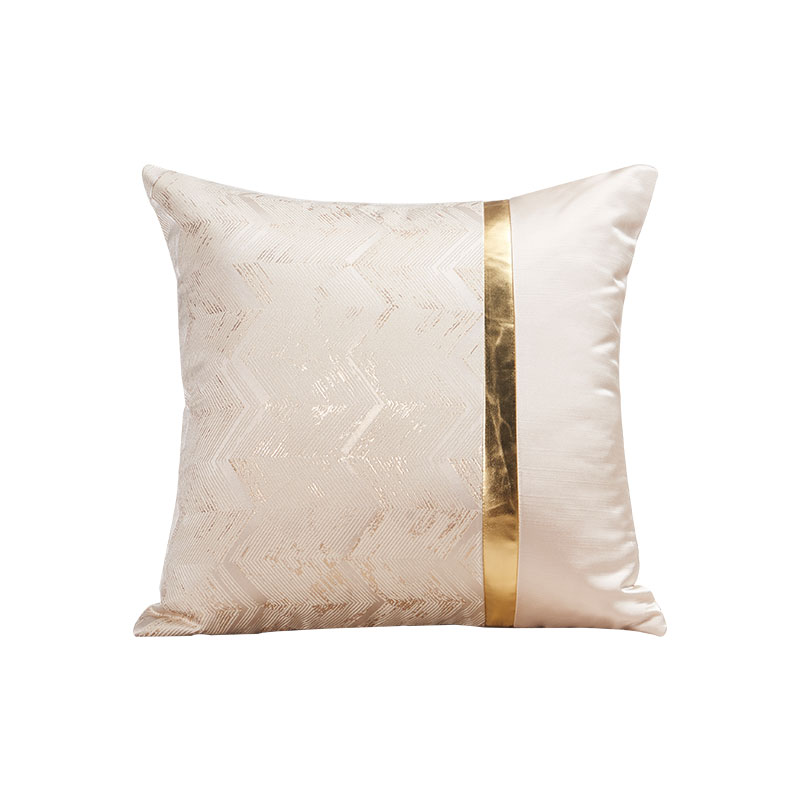 北欧轻奢沙发靠垫抱枕组合高端客厅办公室腰枕靠枕床头简约羽绒芯