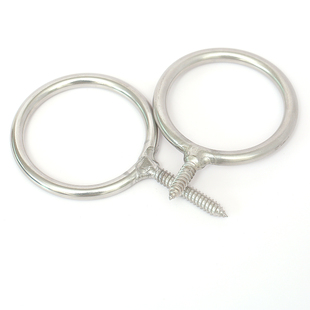 304不锈钢焊接圆环自攻螺丝加长带环羊眼圈焊接吊钩螺杆带孔活节