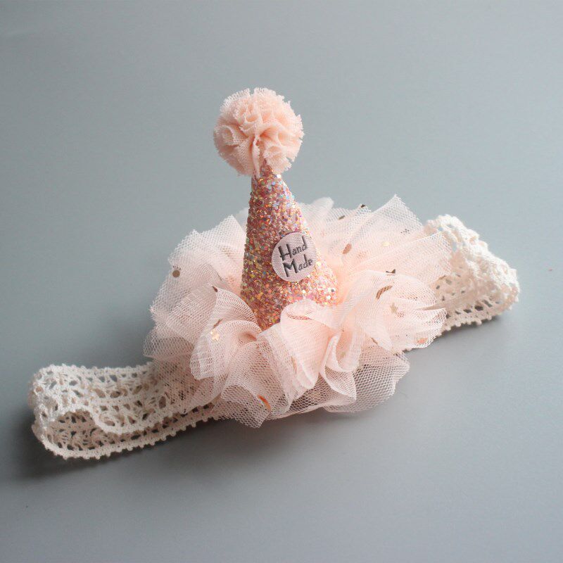 儿童发饰生日皇冠满月百天周岁宝宝生日帽发夹女婴儿公主发卡头饰