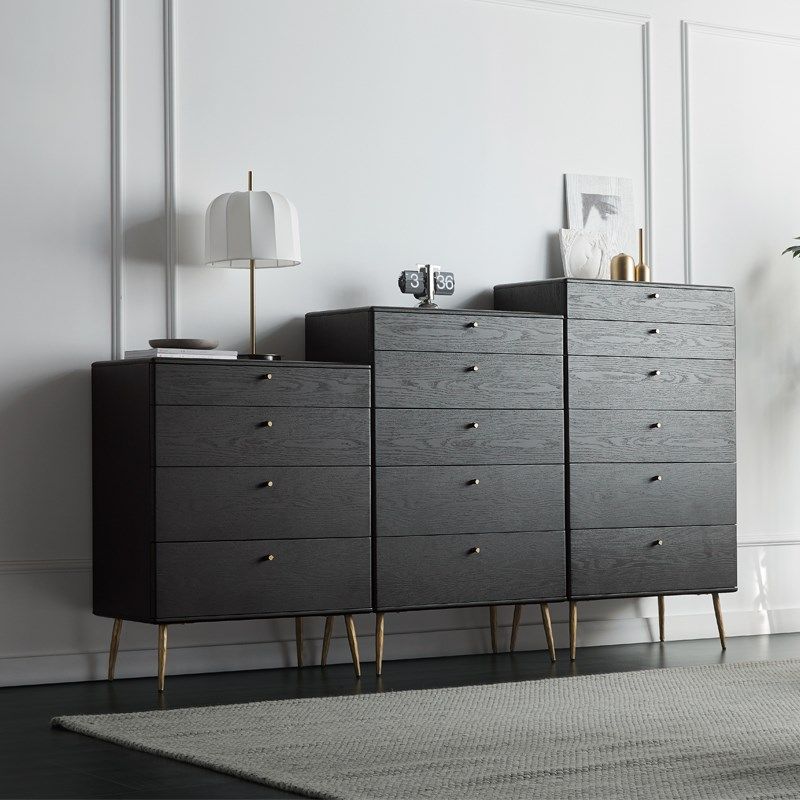 实木四斗五斗六斗柜组合大容量收纳柜金属腿小户型卧室储物柜边柜,住宅家具,斗柜,淘宝优惠券,粉丝福利购,淘宝优惠卷