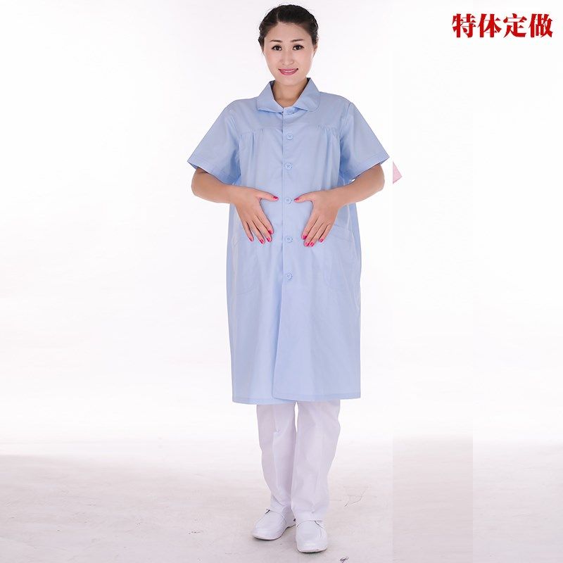 悦兰心护士服孕妇装夏装短袖白大褂医生护士孕妇裤医院医护工服