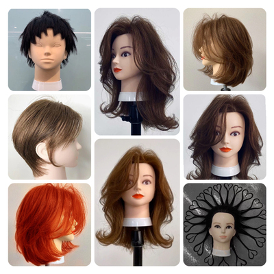 人头模型美发专用全真发剪发假人头模型理髲店模特头模具烫染吹公