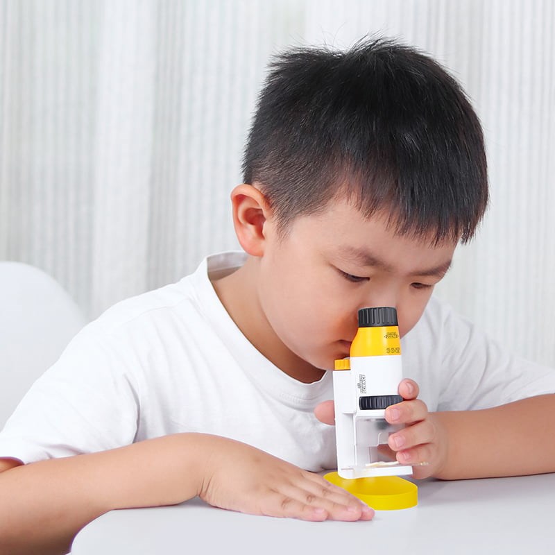 当当狸显微镜学生显微镜电子显微镜科学启蒙显微镜便携可看