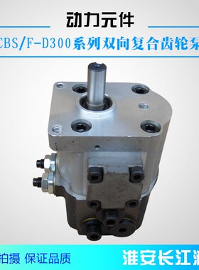 CBS/F-D300系列双向复合齿轮泵压力高噪声低高强度铝合金长江液压
