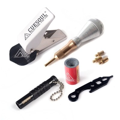 CUESOUL/Q獣 专业镖叶打孔器飞镖针磨石取出工具顶针工具