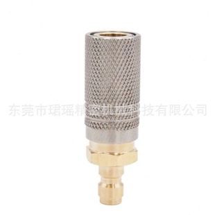 外牙带8mm孔快接长杆母头 跨境加长款 快速接头G1 BSP1