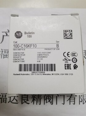 Allen-Bradley罗克韦尔交流接触器100-C16KF10 220V
